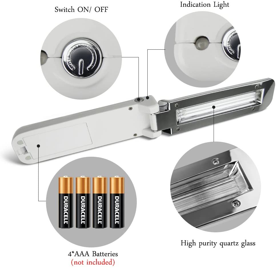 2 PACK SALE!!! Black Ice UV-C Sanitizer Light