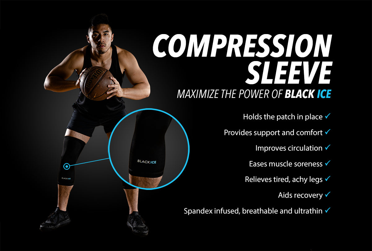 Black Ice Knee Compression Sleeve